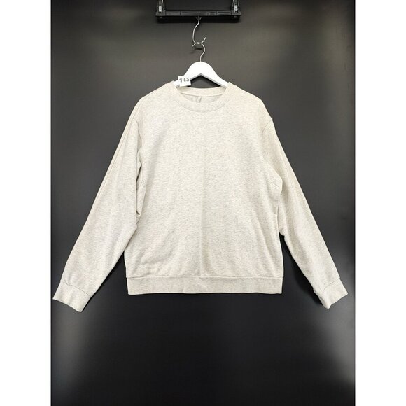 Lululemon Men’s Sweatshirt City Heathered Light Grey Sweatshirt Size Medium